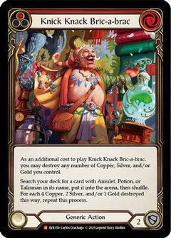 Knick Knack Bric-a-brac (EVR159) [Everfest] 1st Edition Rainbow Foil - Deck Out Gaming