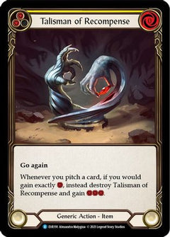 Talisman of Recompense (EVR191) [Everfest] 1st Edition - Deck Out Gaming