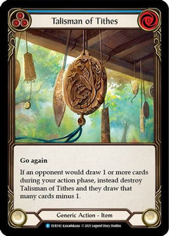 Talisman of Tithes (EVR192) [Everfest] 1st Edition - Deck Out Gaming