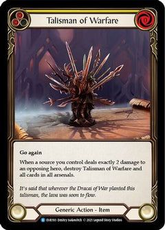 Talisman of Warfare (EVR193) [Everfest] 1st Edition - Deck Out Gaming