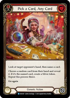 Pick a Card, Any Card (Red) (EVR167) [Everfest] 1st Edition Rainbow Foil - Deck Out Gaming