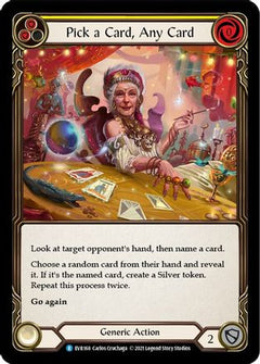 Pick a Card, Any Card (Yellow) (EVR168) [Everfest] 1st Edition - Deck Out Gaming