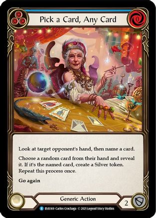 Pick a Card, Any Card (Blue) (EVR169) [Everfest] 1st Edition - Deck Out Gaming