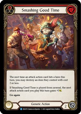 Smashing Good Time (Red) (EVR170) [Everfest] 1st Edition - Deck Out Gaming