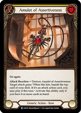 Amulet of Assertiveness (EVR176) [Everfest] 1st Edition - Deck Out Gaming