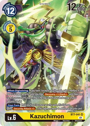 Kazuchimon (BT7-041) [Next Adventure] Foil - Deck Out Gaming