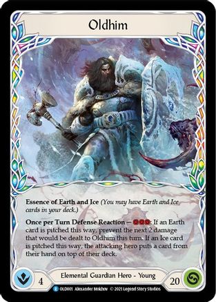 Oldhim (OLD001) [Blitz Deck: Tales of Aria - Oldhim] Rainbow Foil - Deck Out Gaming