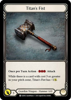 Titan's Fist (OLD002) [Blitz Deck: Tales of Aria - Oldhim] - Deck Out Gaming