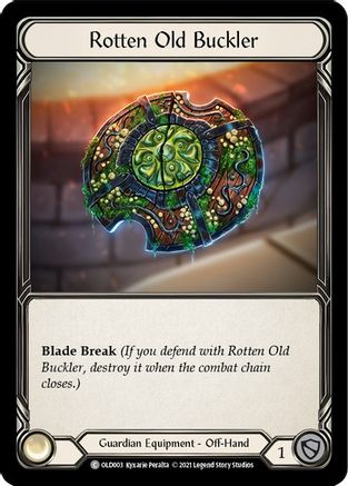 Rotten Old Buckler (OLD003) [Blitz Deck: Tales of Aria - Oldhim] - Deck Out Gaming