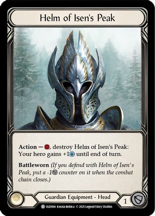 Helm of Isen's Peak (OLD004) [Blitz Deck: Tales of Aria - Oldhim] - Deck Out Gaming