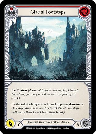 Glacial Footsteps (Red) (OLD008) [Blitz Deck: Tales of Aria - Oldhim] - Deck Out Gaming
