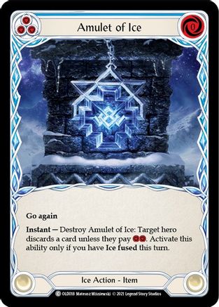Amulet of Ice (OLD018) [Blitz Deck: Tales of Aria - Oldhim] - Deck Out Gaming