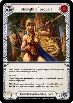 Strength of Sequoia (Red) (OLD020) [Blitz Deck: Tales of Aria - Oldhim] - Deck Out Gaming