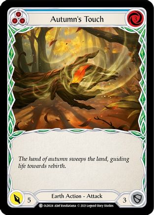 Autumn's Touch (Blue) (OLD024) [Blitz Deck: Tales of Aria - Oldhim] - Deck Out Gaming