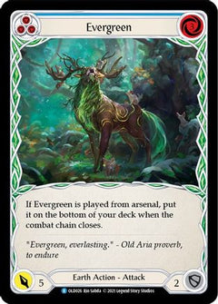 Evergreen (Blue) (OLD026) [Blitz Deck: Tales of Aria - Oldhim] - Deck Out Gaming