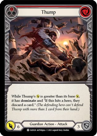 Thump (Red) (OLD028) [Blitz Deck: Tales of Aria - Oldhim] - Deck Out Gaming