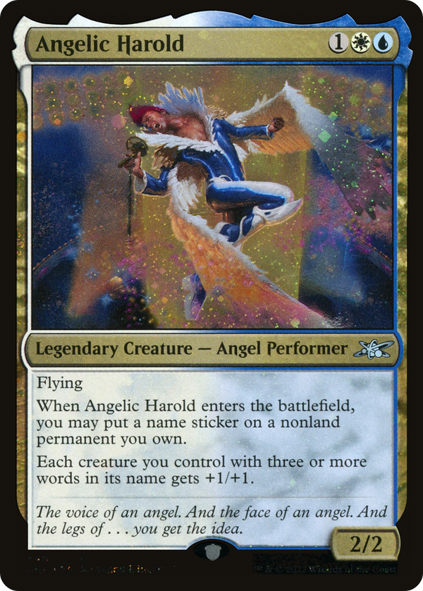 Angelic Harold (Galaxy Foil) (448) [Unfinity] foil - Deck Out Gaming