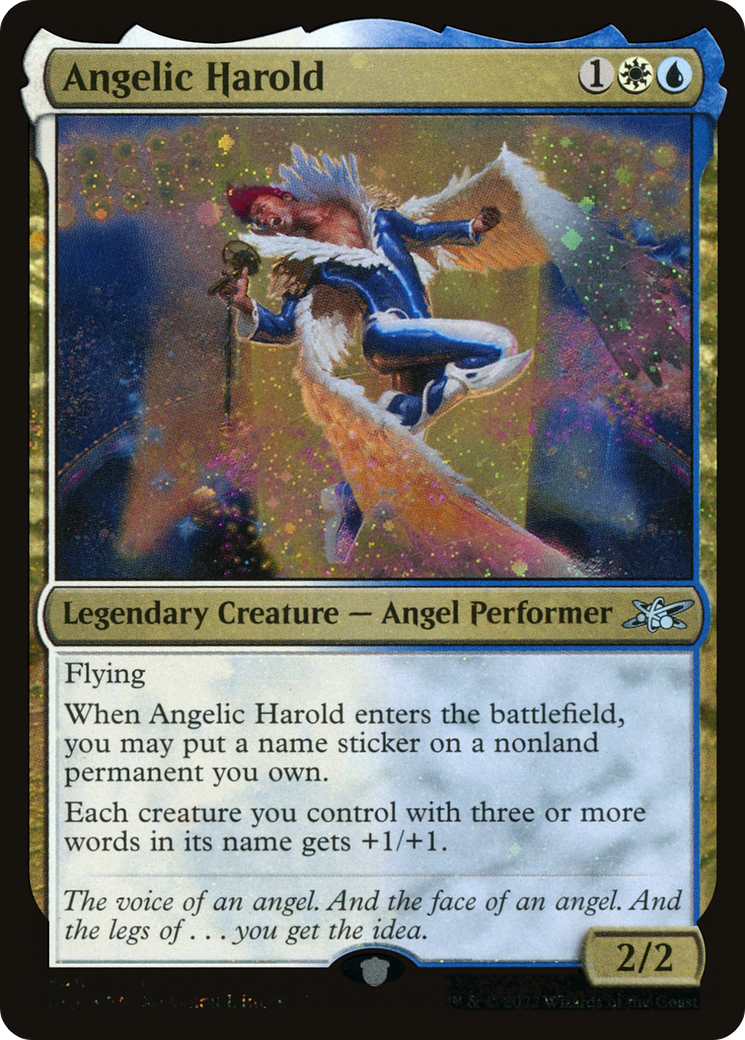 Angelic Harold (Galaxy Foil) (448) [Unfinity] foil - Deck Out Gaming