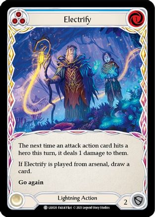 Electrify (Blue) (LXI020) [Blitz Deck: Tales of Aria - Lexi] - Deck Out Gaming