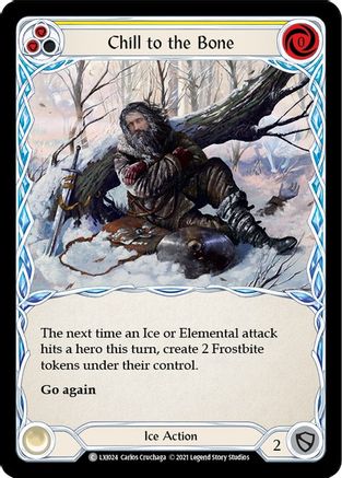 Chill to the Bone (Yellow) (LXI024) [Blitz Deck: Tales of Aria - Lexi] - Deck Out Gaming