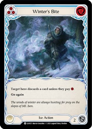 Winter's Bite (Blue) (LXI025) [Blitz Deck: Tales of Aria - Lexi] - Deck Out Gaming