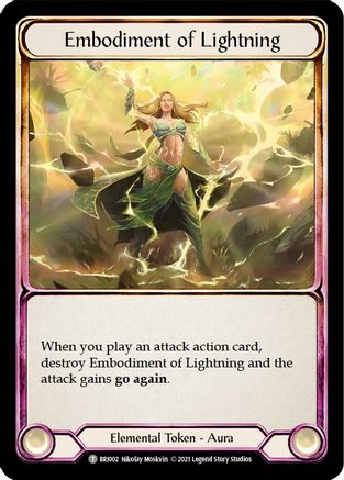 Embodiment of Lightning // Embodiment of Earth (BRI002) [Blitz Deck: Tales of Aria - Briar] - Deck Out Gaming