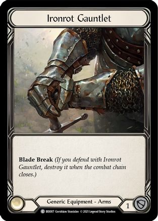 Ironrot Gauntlet (BRI007) [Blitz Deck: Tales of Aria - Briar] - Deck Out Gaming