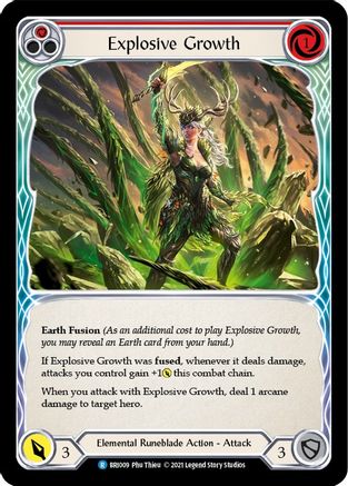 Explosive Growth (Red) (BRI009) [Blitz Deck: Tales of Aria - Briar] - Deck Out Gaming