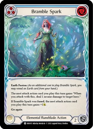 Bramble Spark (Blue) (BRI015) [Blitz Deck: Tales of Aria - Briar] - Deck Out Gaming