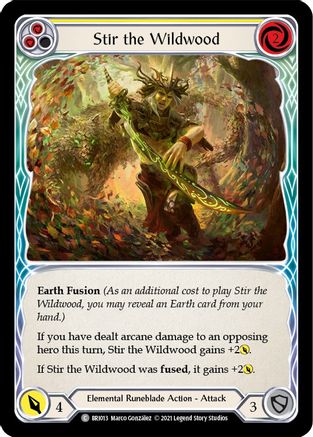 Stir the Wildwood (Yellow) (BRI013) [Blitz Deck: Tales of Aria - Briar] - Deck Out Gaming