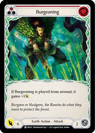 Burgeoning (Red) (BRI017) [Blitz Deck: Tales of Aria - Briar] - Deck Out Gaming