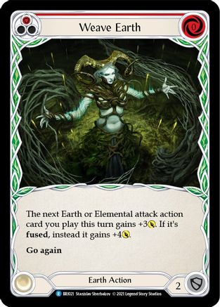 Weave Earth (Red) (BRI021) [Blitz Deck: Tales of Aria - Briar] - Deck Out Gaming