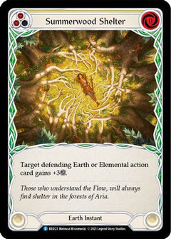 Summerwood Shelter (Yellow) (BRI023) [Blitz Deck: Tales of Aria - Briar] - Deck Out Gaming