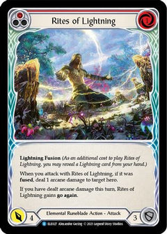 Rites of Lightning (Red) (BRI027) [Blitz Deck: Tales of Aria - Briar] - Deck Out Gaming