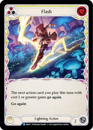 Flash (Yellow) (BRI031) [Blitz Deck: Tales of Aria - Briar] - Deck Out Gaming