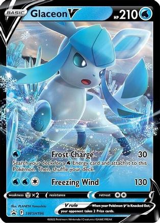 Glaceon V - SWSH196 (SWSH196) [SWSH: Sword & Shield Promo Cards] Holofoil - Deck Out Gaming