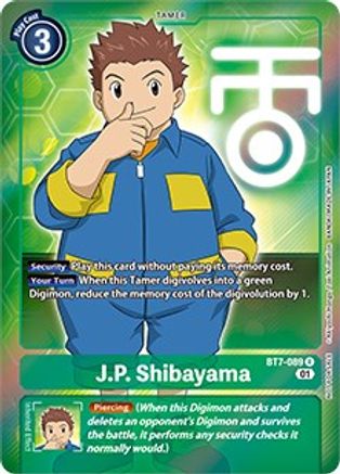 J.P. Shibayama (Box Topper) (BT7-089) [Next Adventure] Foil - Deck Out Gaming