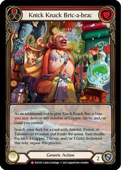 Knick Knack Bric-a-brac (Extended Art) (EVR159) [Everfest] 1st Edition Rainbow Foil - Deck Out Gaming
