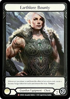 Earthlore Bounty (Extended Art) (EVR020) [Everfest] 1st Edition Cold Foil - Deck Out Gaming