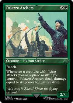 Palazzo Archers (222) [Assassin's Creed] etched - Deck Out Gaming