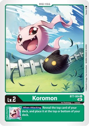 Koromon (BT7-004) [Next Adventure] - Deck Out Gaming