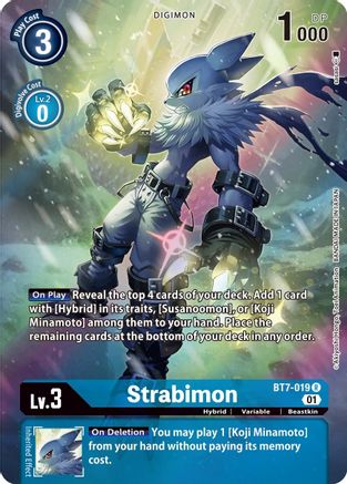 Strabimon (Alternate Art) (BT7-019) [Next Adventure] Foil - Deck Out Gaming