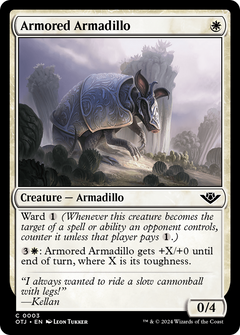 Armored Armadillo (3) [Outlaws of Thunder Junction] foil - Deck Out Gaming