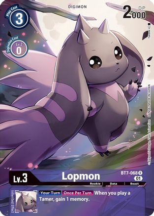 Lopmon (Alternate Art) (BT7-068) [Next Adventure] Foil - Deck Out Gaming
