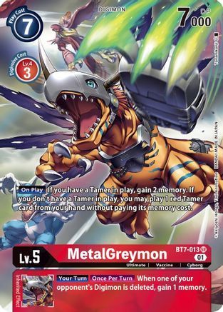 MetalGreymon (Alternate Art) (BT7-013) [Next Adventure] Foil - Deck Out Gaming