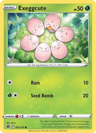 Exeggcute (1) [SWSH09: Brilliant Stars] - Deck Out Gaming