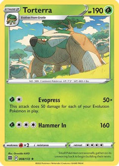 Torterra (8) [SWSH09: Brilliant Stars] Holofoil - Deck Out Gaming