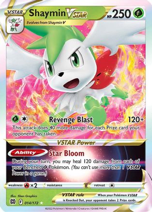 Shaymin VSTAR (14) [SWSH09: Brilliant Stars] Holofoil - Deck Out Gaming
