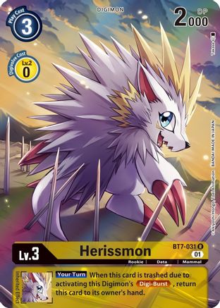 Herissmon (Alternate Art) (BT7-031) [Next Adventure] Foil - Deck Out Gaming