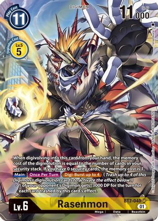 Rasenmon (Alternate Art) (BT7-040) [Next Adventure] Foil - Deck Out Gaming